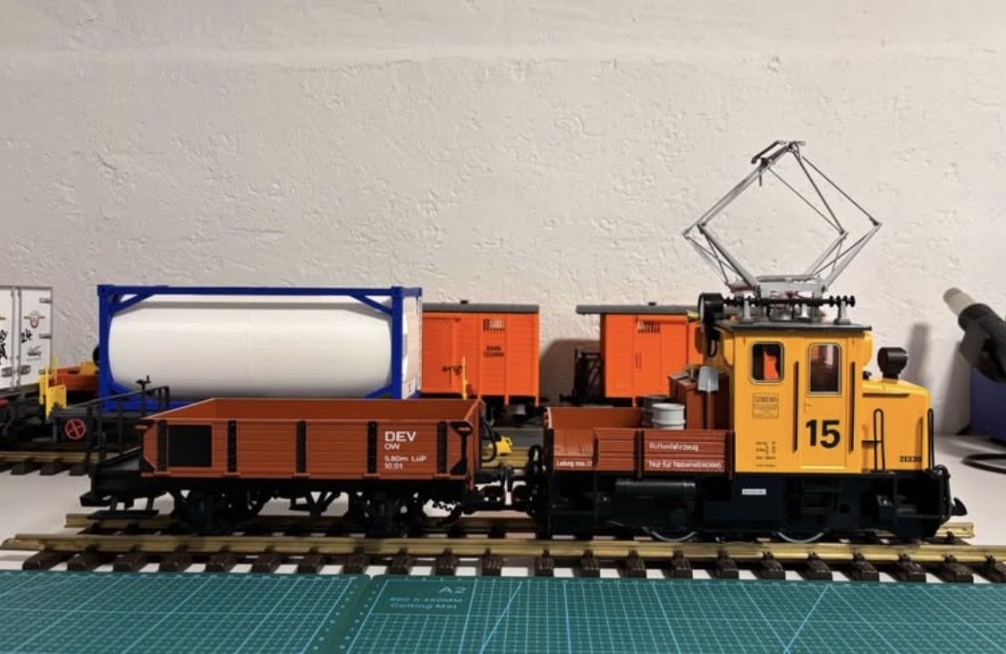 LGB Modellini di ferrovie: LGB 21330 Rottenlok – Usato da Langendorf venduto da Blechfahrzeuge 5
