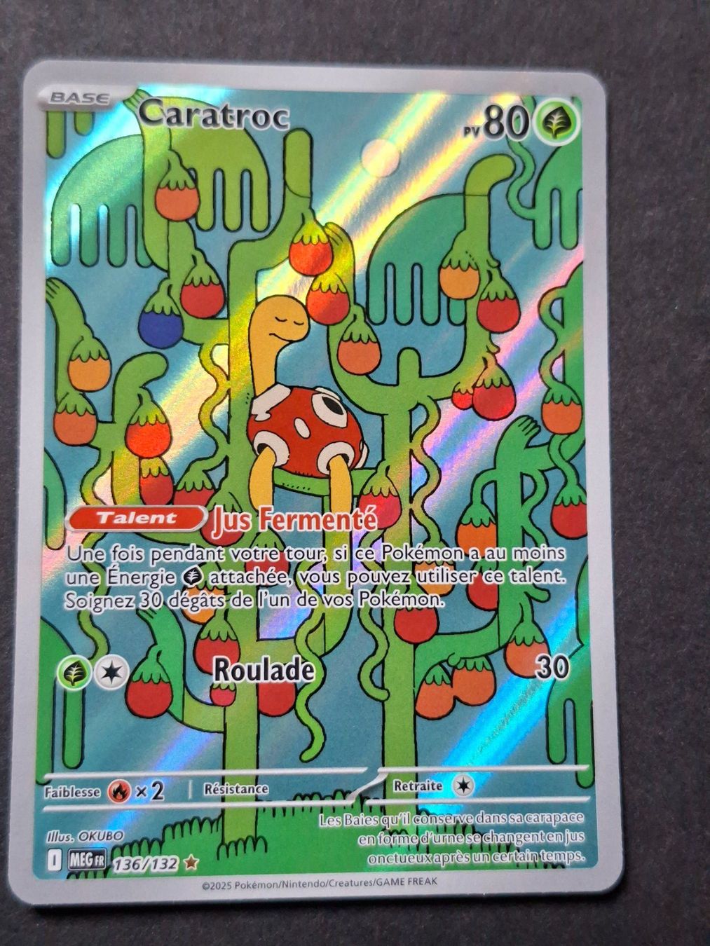 Pokémon Carte collezionabili: 136/132 Caratroc Mega Evolution Pokemon französisch – Usato da Olten venduto da koloboogie