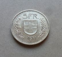 Auktion ++ 5.- Fr. 1931, 10*** über Kopf