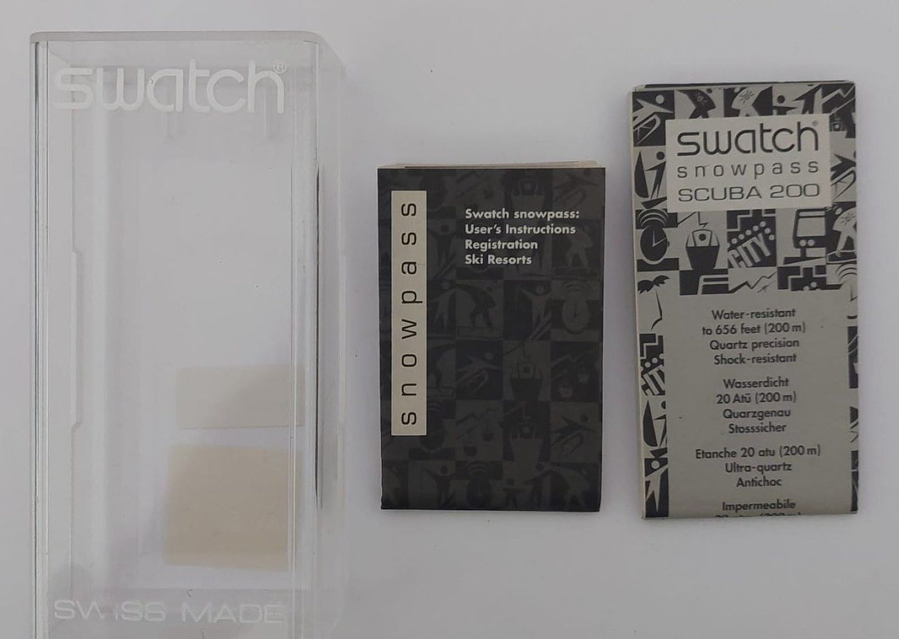 Swatch Orologi: SWATCH ACCESS SCUBA-FLEX THERMAL ZONE  Mit Skipassfunktionen – Nuovo e nell'imballaggio originale da Schwändi GL venduto da Ole30 5