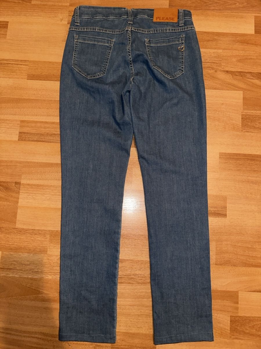 Please Jeans Jeans: Please Jeans, Gr. M blau gekürzt  – Usato da St.Gallen venduto da maierm01 3
