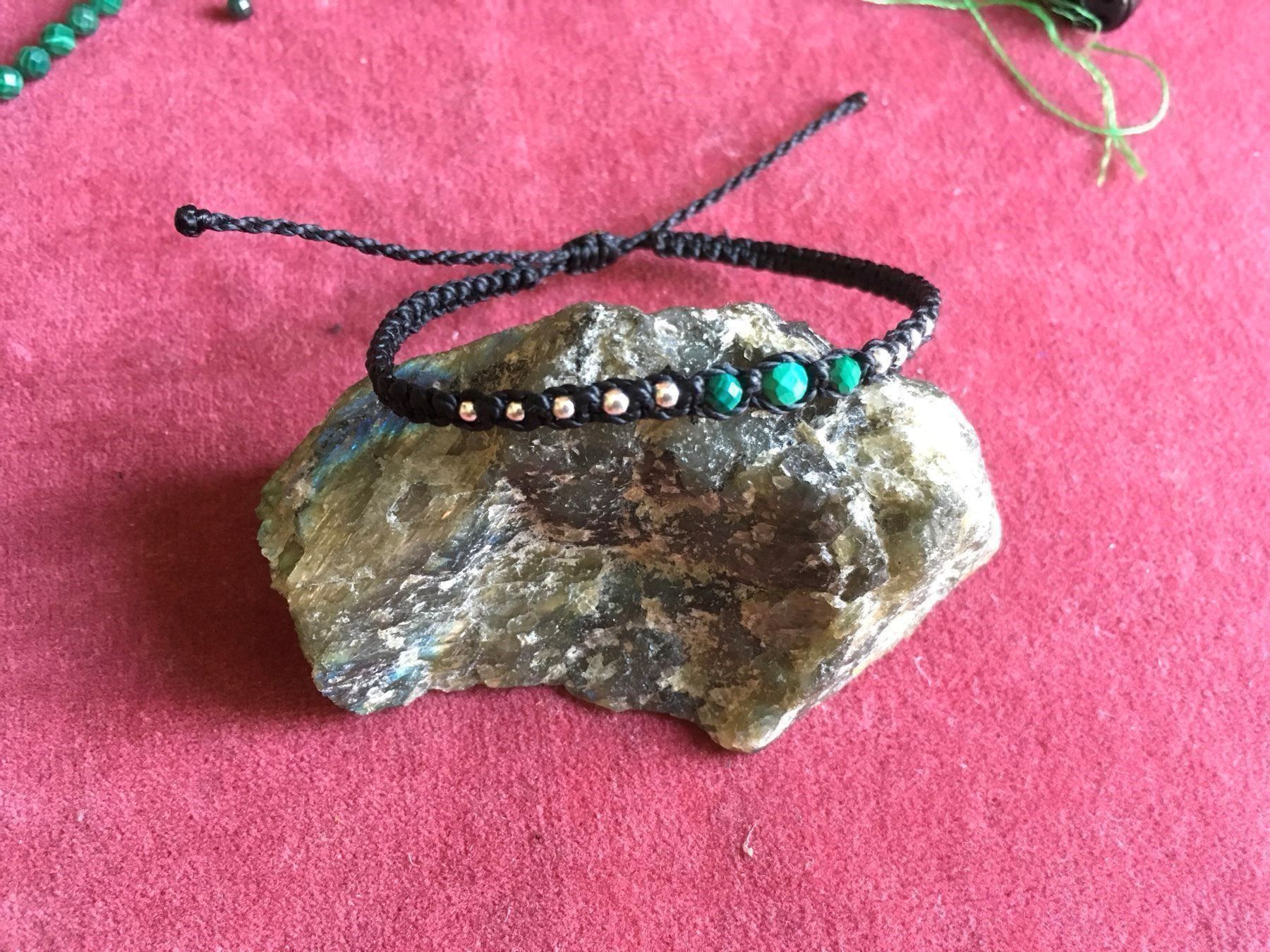 Bracciali & Braccialetti: Malachit, Einzigartiger edler Armband – Nuovo e nell'imballaggio originale da Zürich venduto da MEVAS-Schmuck