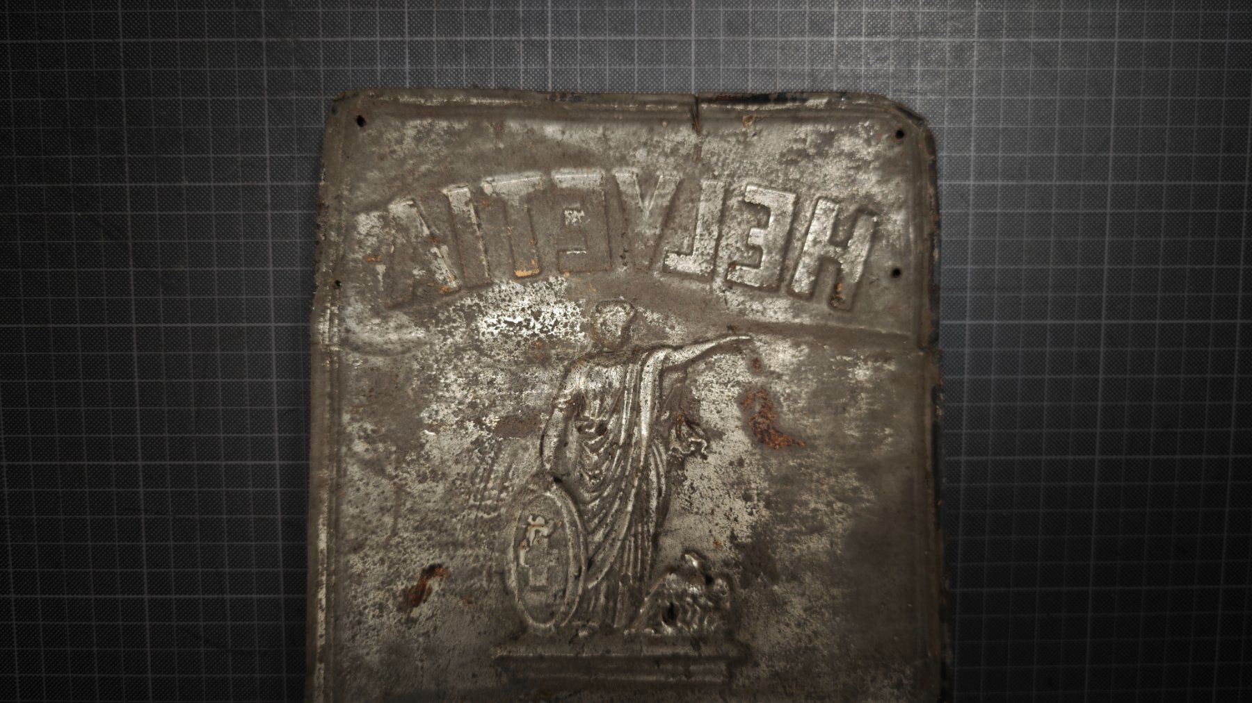 Insegne: Wunderschönes altes Helvetia Schild – Usato da Gelterkinden venduto da MYSTOREFORYOU4460 8