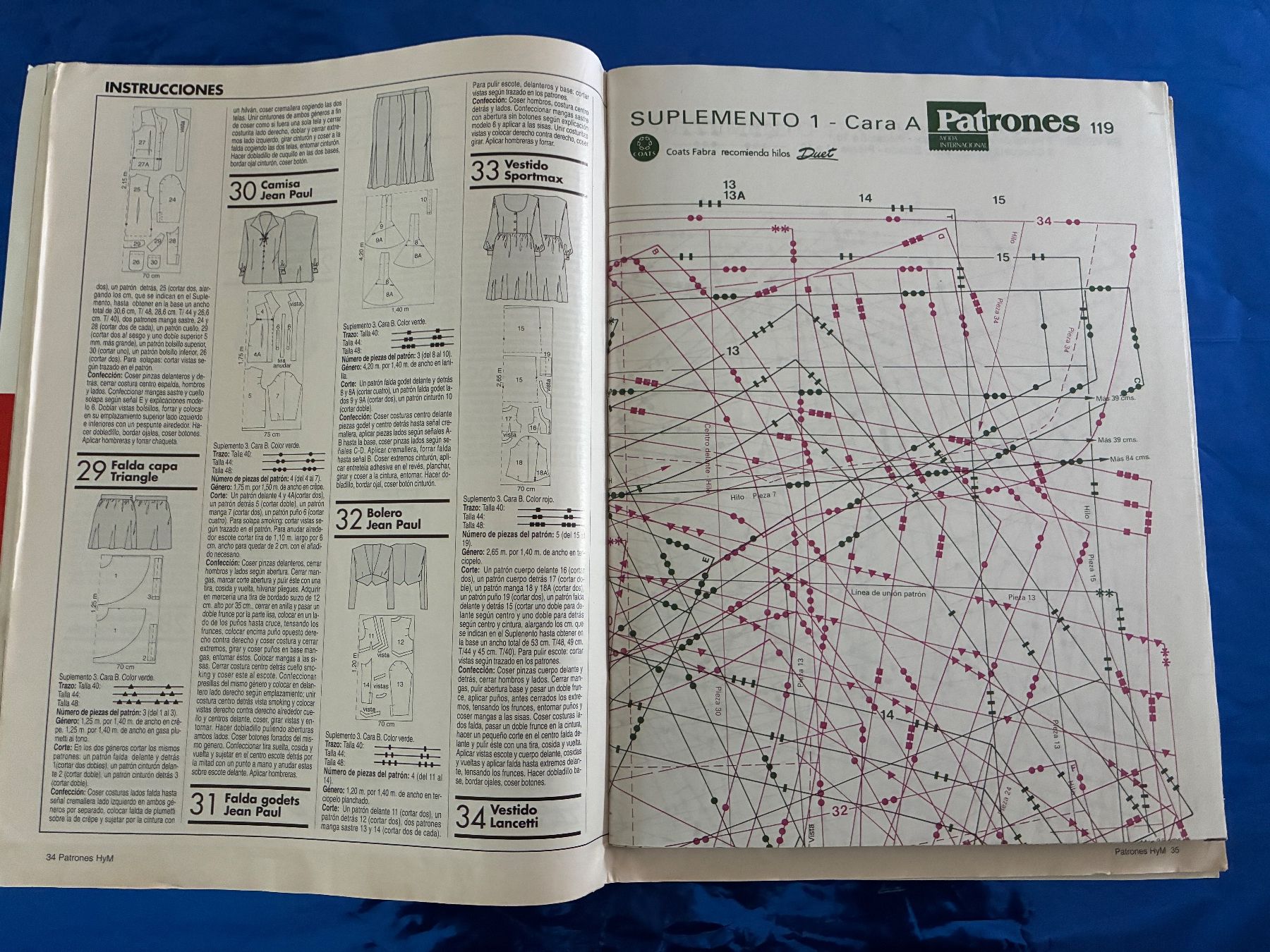 Cartamodelli: Patrones 1995-96 Schnittmuster Nähen Mode Design – Usato da Aarwangen venduto da nemkin61 6