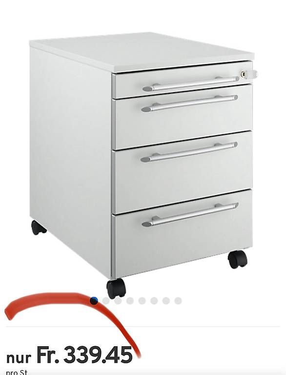 Banconi: neuer Rollcontainer B432xT580xH595 mm, abschliessbar – Nuovo (secondo la descrizione) da Necker venduto da liq24 1