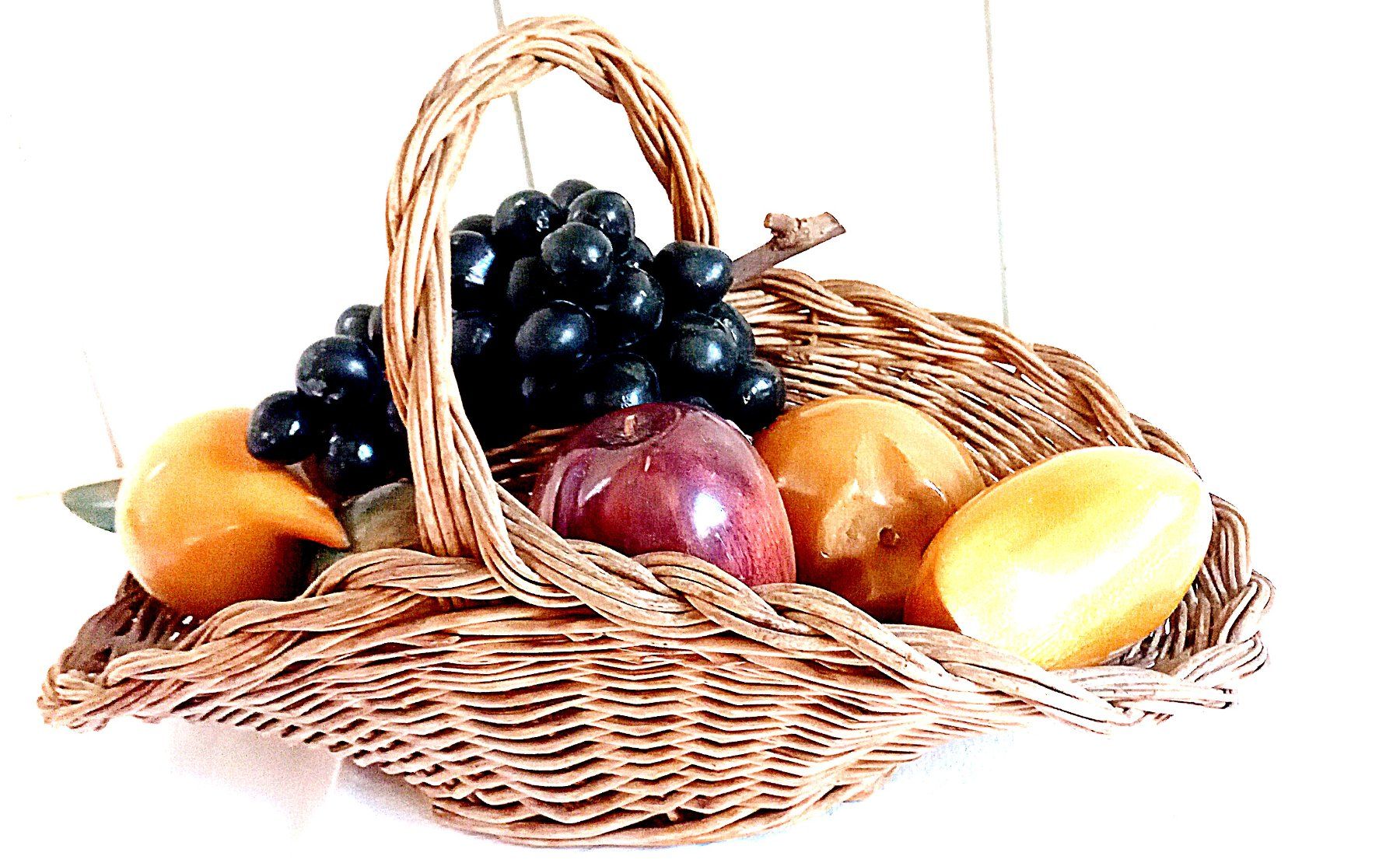Tutte le decorazioni: Früchtekorb mit Holzfrüchte – Usato da Baar venduto da 2cvbaar 6