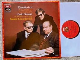 Shostakovitch Concerto No 1 David Oistrakh  LP GEWASCHEN TOP