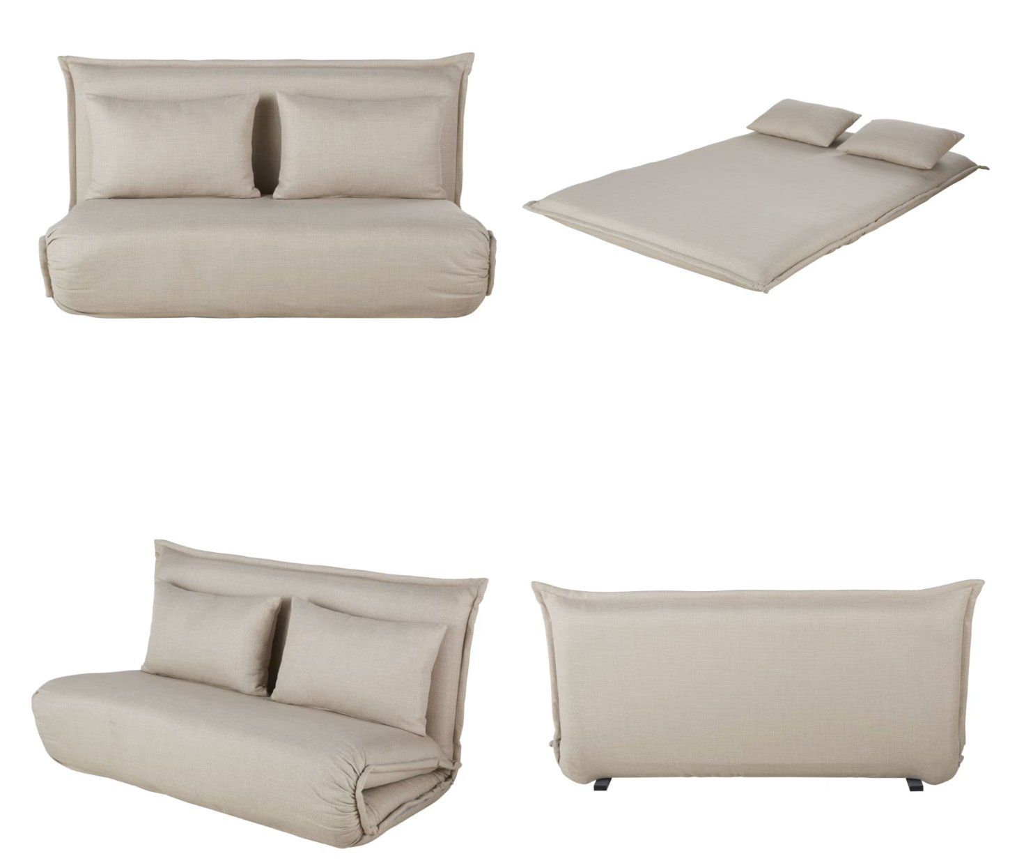 Maisons du monde Sofas: Canapé-lit beige – D'occasion à Zürich par gui_f5vn 2
