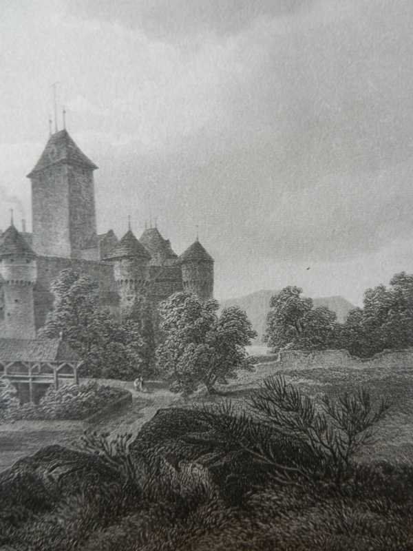 Stiche: Schloss Chillon château – Gebraucht aus Risch von Rischli15 5