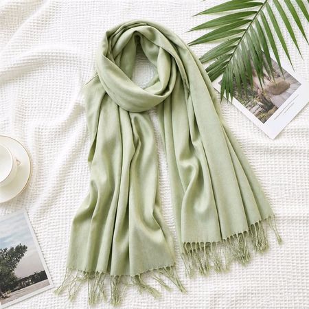 NEU! Schal / Stola 70% Pashmina + 30% Seide! ca. 220 x 75cm