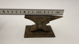 Amboss klein Bronze 600g antiker Zustand