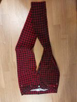 Miss Sporty Hose, rot/schwarz kariert, Low waist