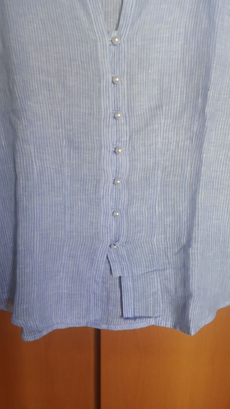 Blusen: JOHN ASHFIELD DAMEN LEINEN BLUSE GRÖSSE 40 – Neu (gemäss Beschreibung) aus Villa Luganese von luxlady 4