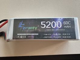 Batteries LiPo 6S 5200mAh 60C neuves  XT90