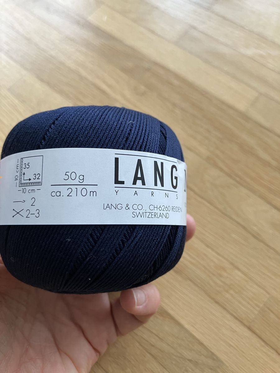 Lana: Lang Yarns Marisa, Dunkelblau, 2 Knäuel – Nuovo e nell'imballaggio originale da Luzern venduto da xyz9 2
