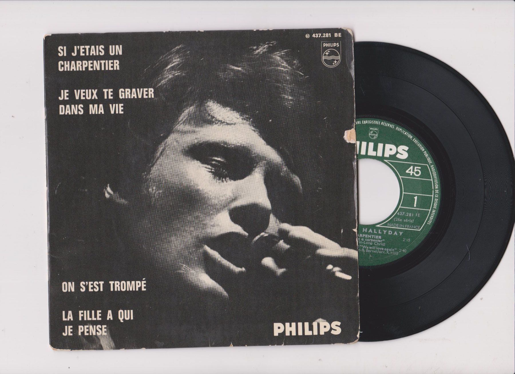 Dischi in vinile: vinyle Johnny Hallyday  charpentier ... – Usato da Bex venduto da Canouille