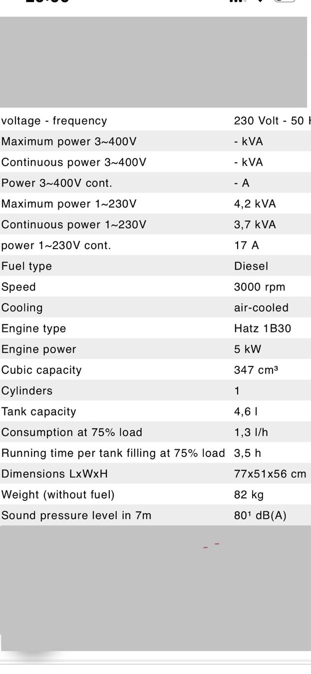 Stromgeneratoren: Generatore diesel Hatz 1B30 – Gebraucht aus Grono von Alpina6537 8