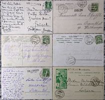 LOT Karten ab 1900 verschiedene STAB-Stempel lesbar ab 1.-