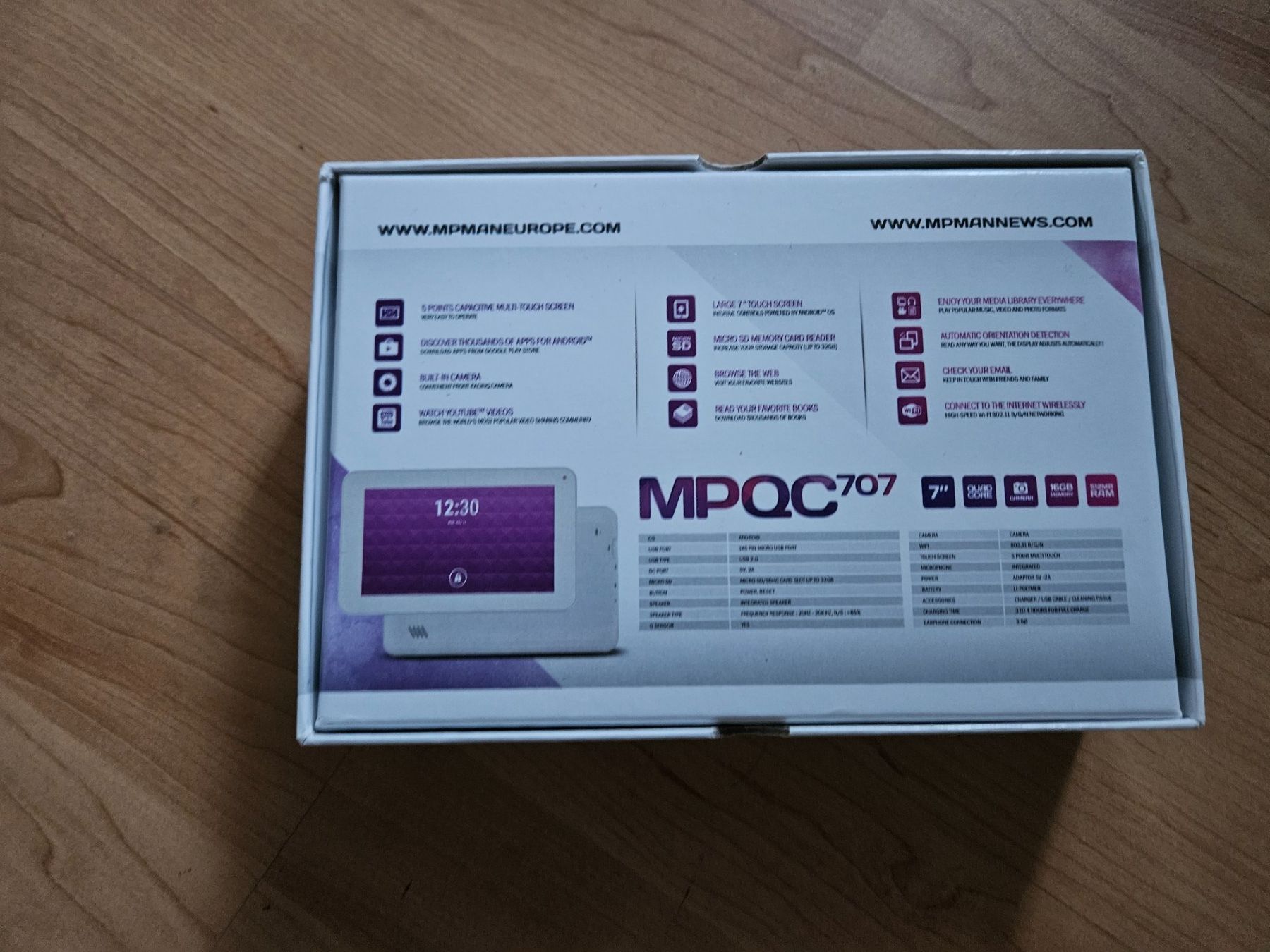 Mpman Tablettes PC: Tablette MPMAN – D'occasion à Ferpicloz par Olivier_Jut 1