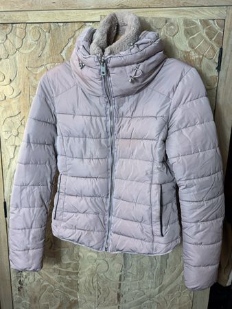 Zara Basic Winterjacke, zartrosa, Top Zustand - Gr. M