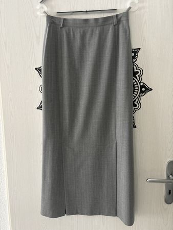 Maxi Rock Gelco grau kariert /  38