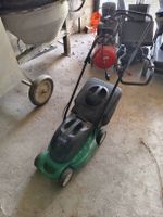 Petite tondeuse électrique CMI avec bac de ramassage