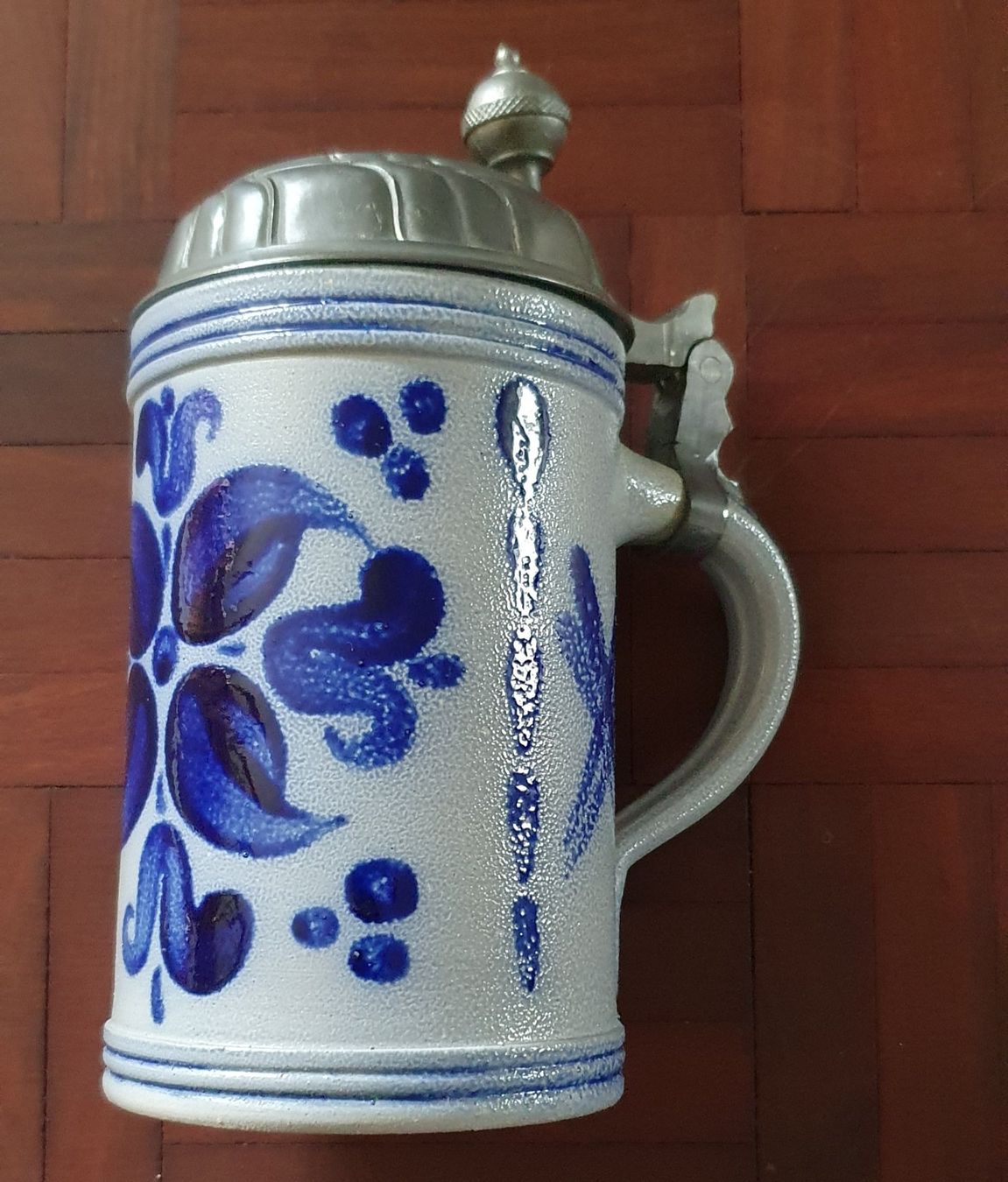 Bicchieri: 4 Bierkrüge mit Zinndeckel – Usato da Kreuzlingen venduto da Rschweiz1 4
