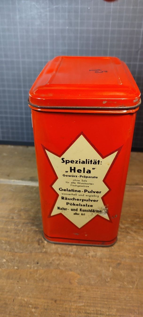 Barattoli: Wunderschöne antike Blechdose Hermann  Laue  Hamburg 6 – Usato da Gelterkinden venduto da MYSTOREFORYOU4460 1