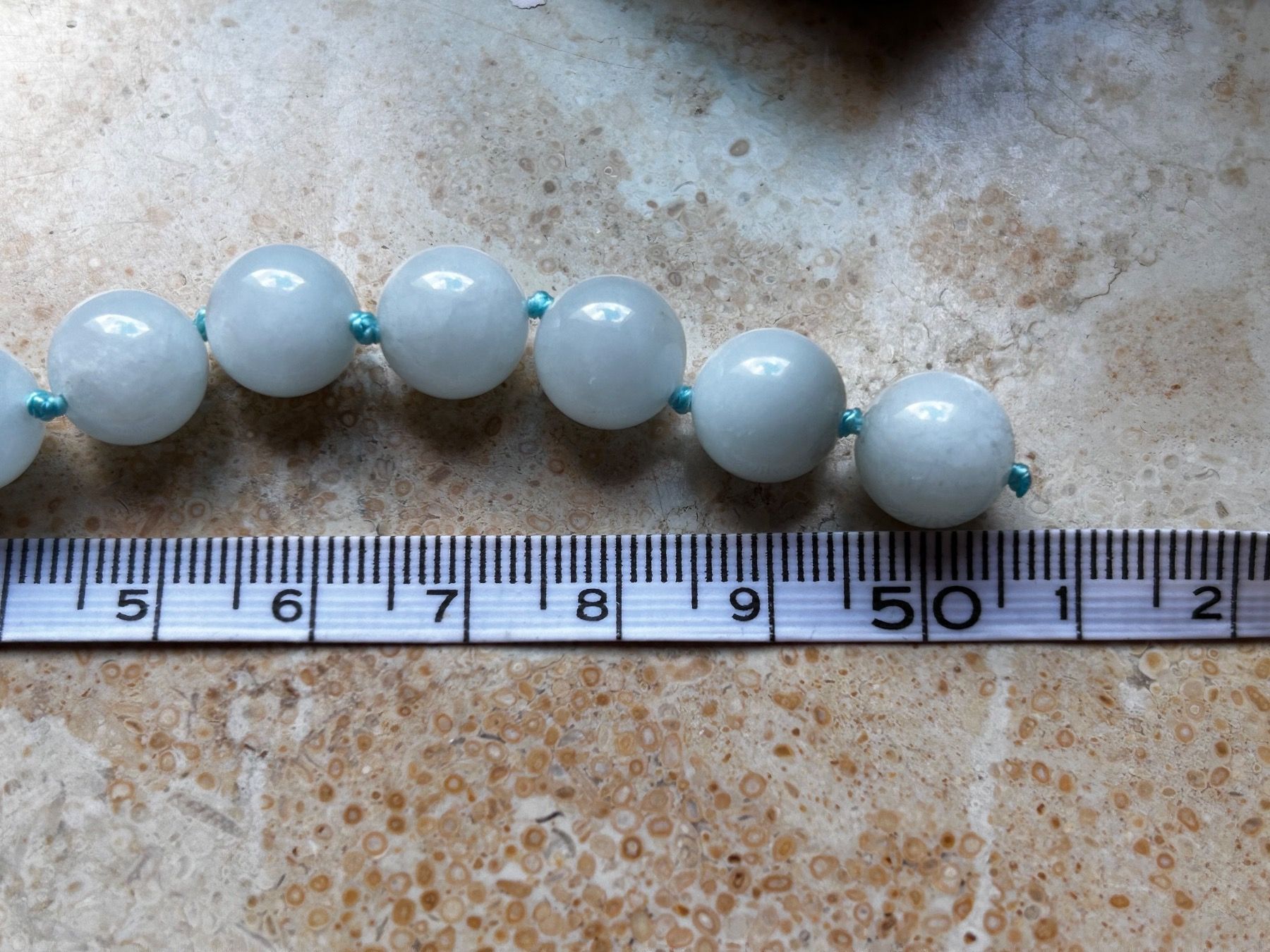Catenine: Steinkette Aquamarin (52cm) – Usato da Dittingen venduto da Bellevista 7