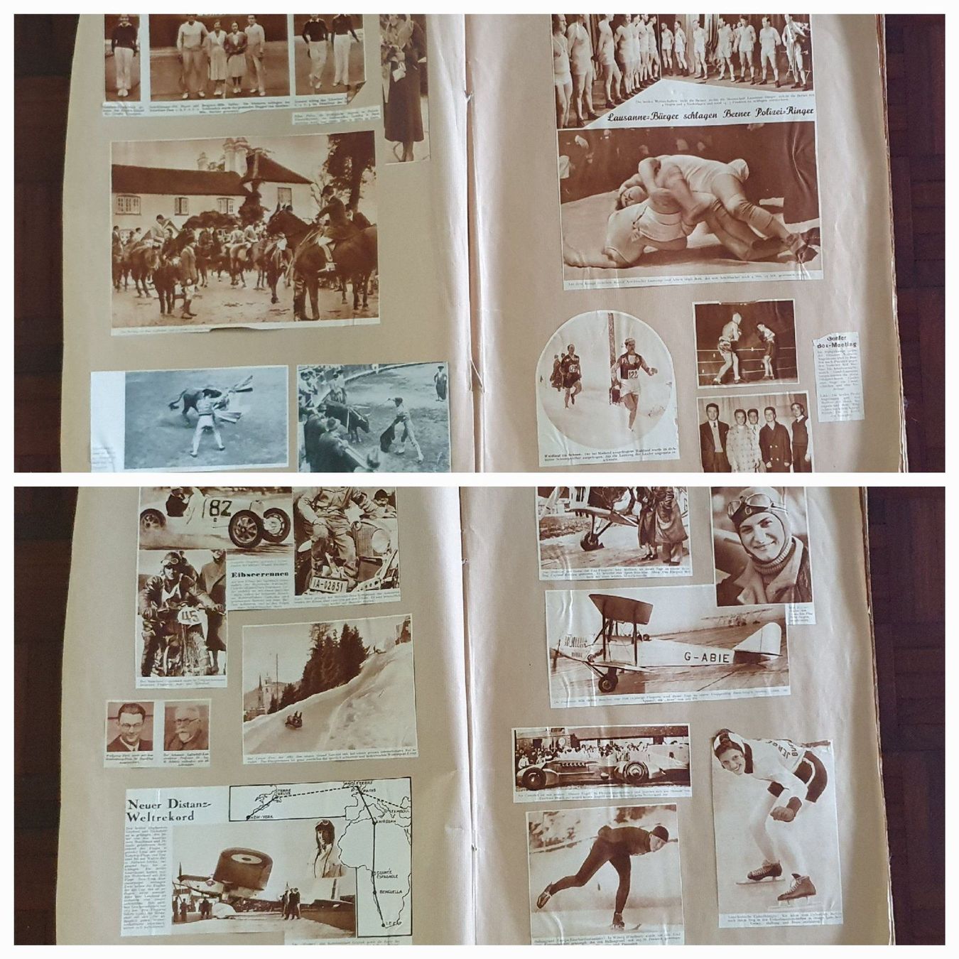 Riviste & Magazine: Grosses Heft mit Sport u. Flug- Ereignisse 1932/33 – Usato da Kreuzlingen venduto da Rschweiz1 1