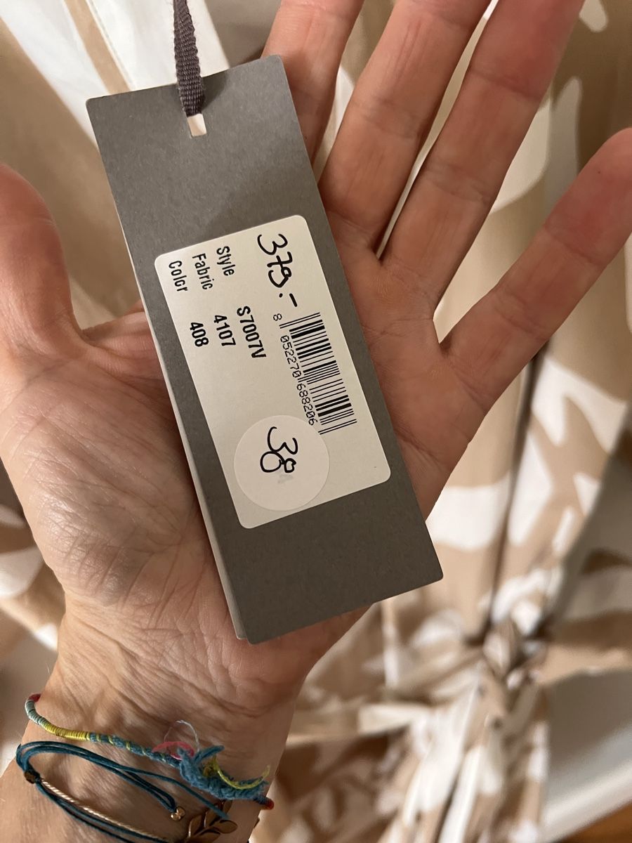 Rosso35 Kleider: Kleid Rosso 35, NEU, Gr. 38, beige weiss – Gebraucht aus Solothurn von Brini06 2