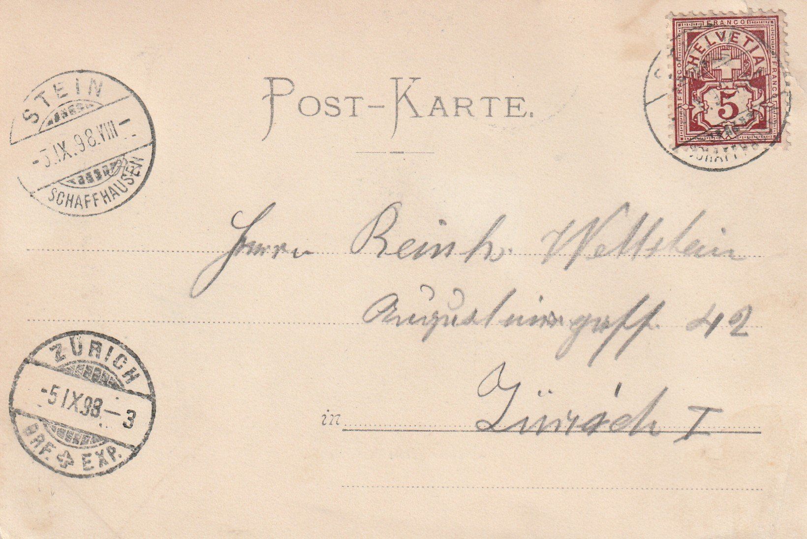 Ansichtskarten: Stein am Rhein – Gebraucht aus Rorschacherberg von fratovi2 1