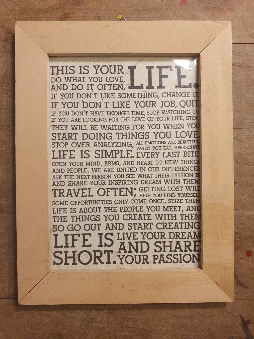 Foto & Immagini: Motivationsbild 16.5 x 22 cm – Usato da Zürich venduto da loosebone