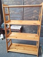 Vintage Holz - Regal  127cm hoch x 83cm breit