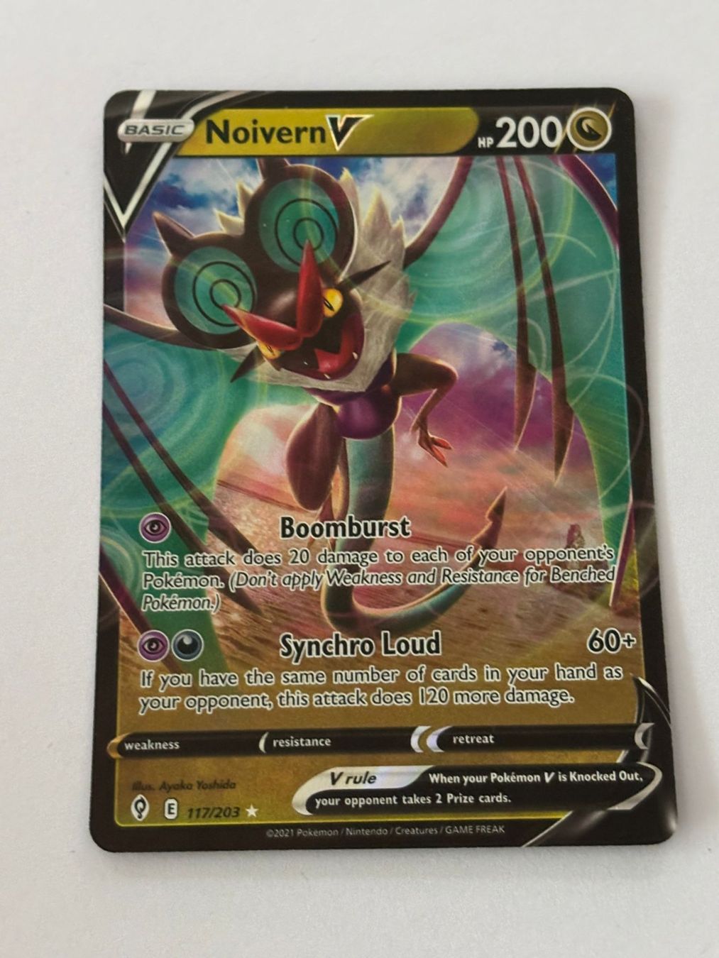 Pokémon Carte collezionabili: Pokemon-Karte Noivern 117/203 – Usato da Herisau venduto da Seyashop1