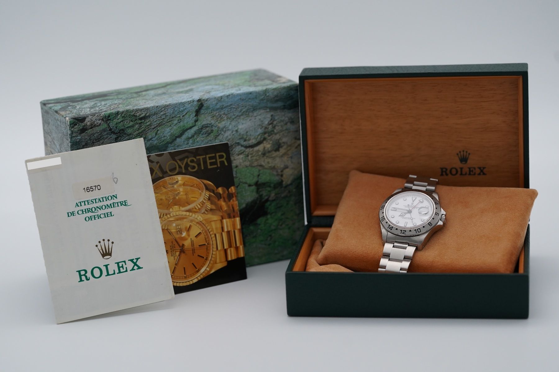 Rolex Orologi: Rolex Explorer 16570 "Polar Dial" – Usato da Nebikon venduto da Mr.Watchseller