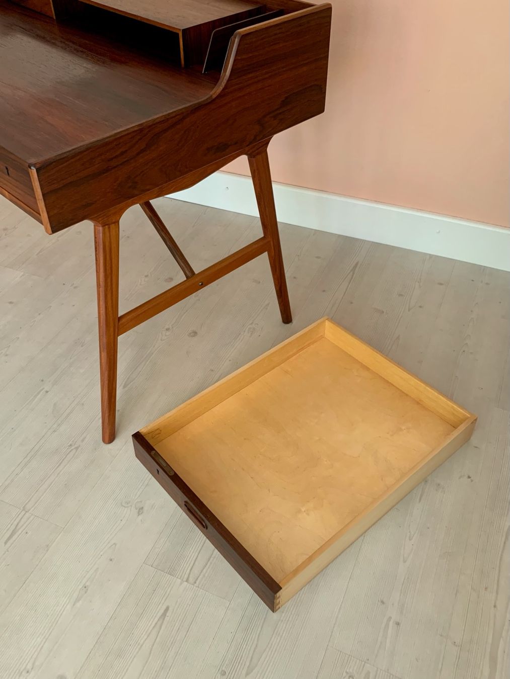 Schreibtische: Palisander SchreibtischTeak Pult  50er – Gebraucht aus Basel von MidMod20C 9
