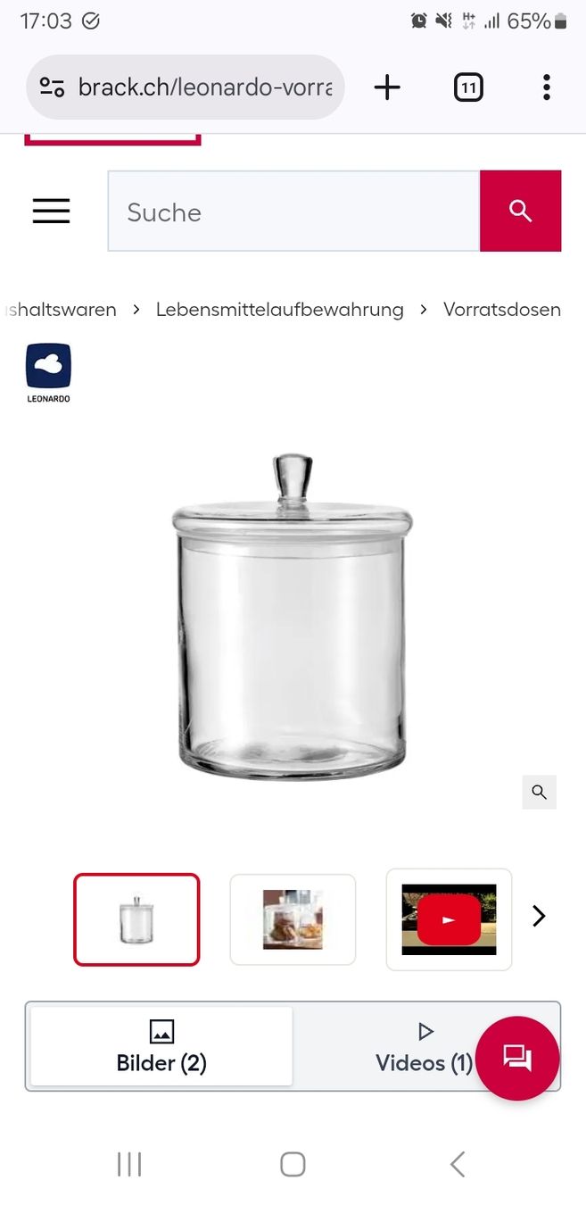 Gläser: Vorratsdose Vorratsglas Leonardo Glas transparent – Neu (gemäss Beschreibung) aus Zürich von mel_nj78 3