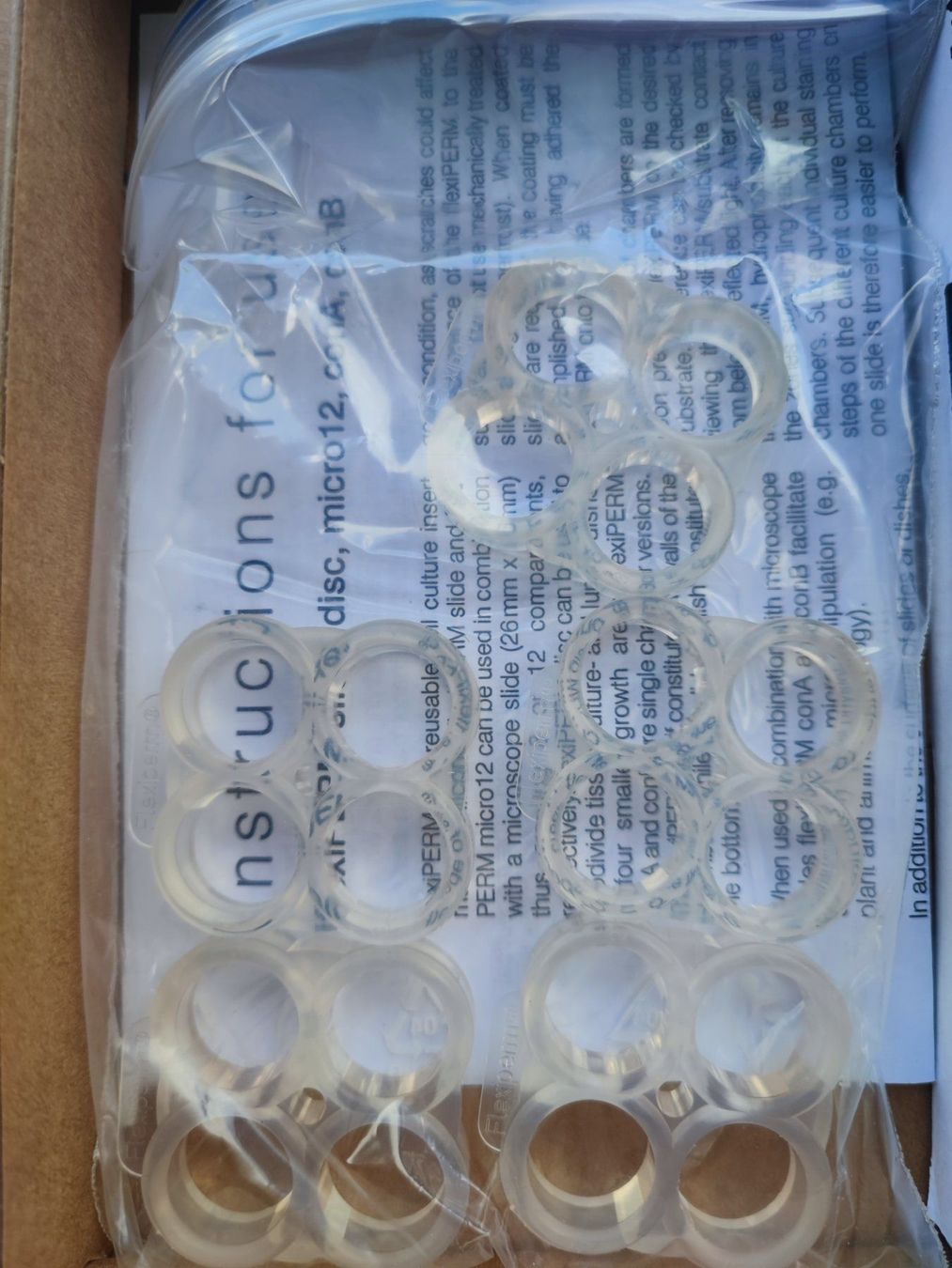 Microscopi: 5x Greiner bio-one flexiperm disc wiederverwendbar Mikroskop – Nuovo e nell'imballaggio originale da Schupfart venduto da philippb06 1