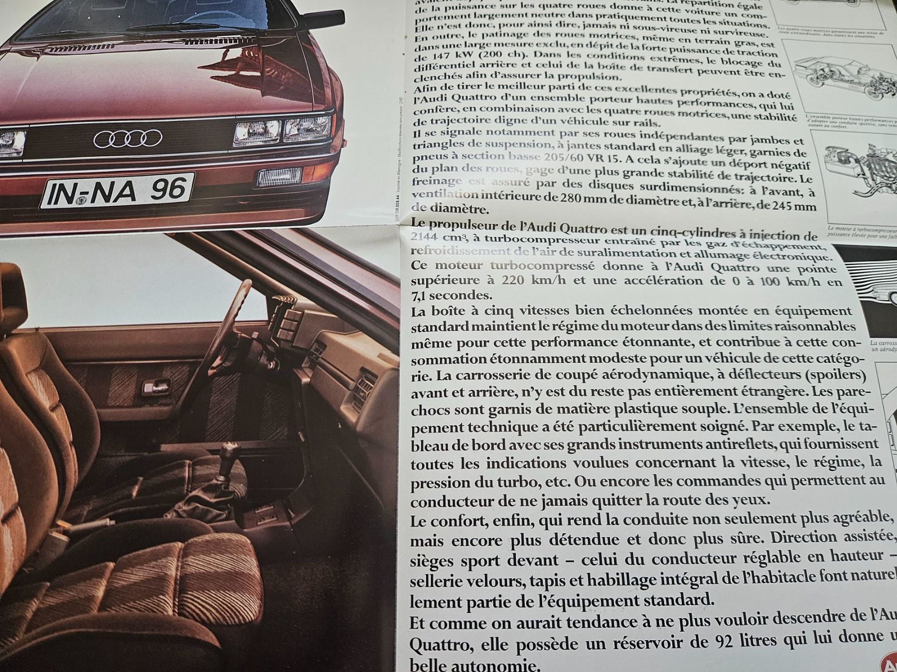 Audi Documenti: Audi Quattro   Prospekt  1980    xx – Usato da Flawil venduto da sr1_f6st 1
