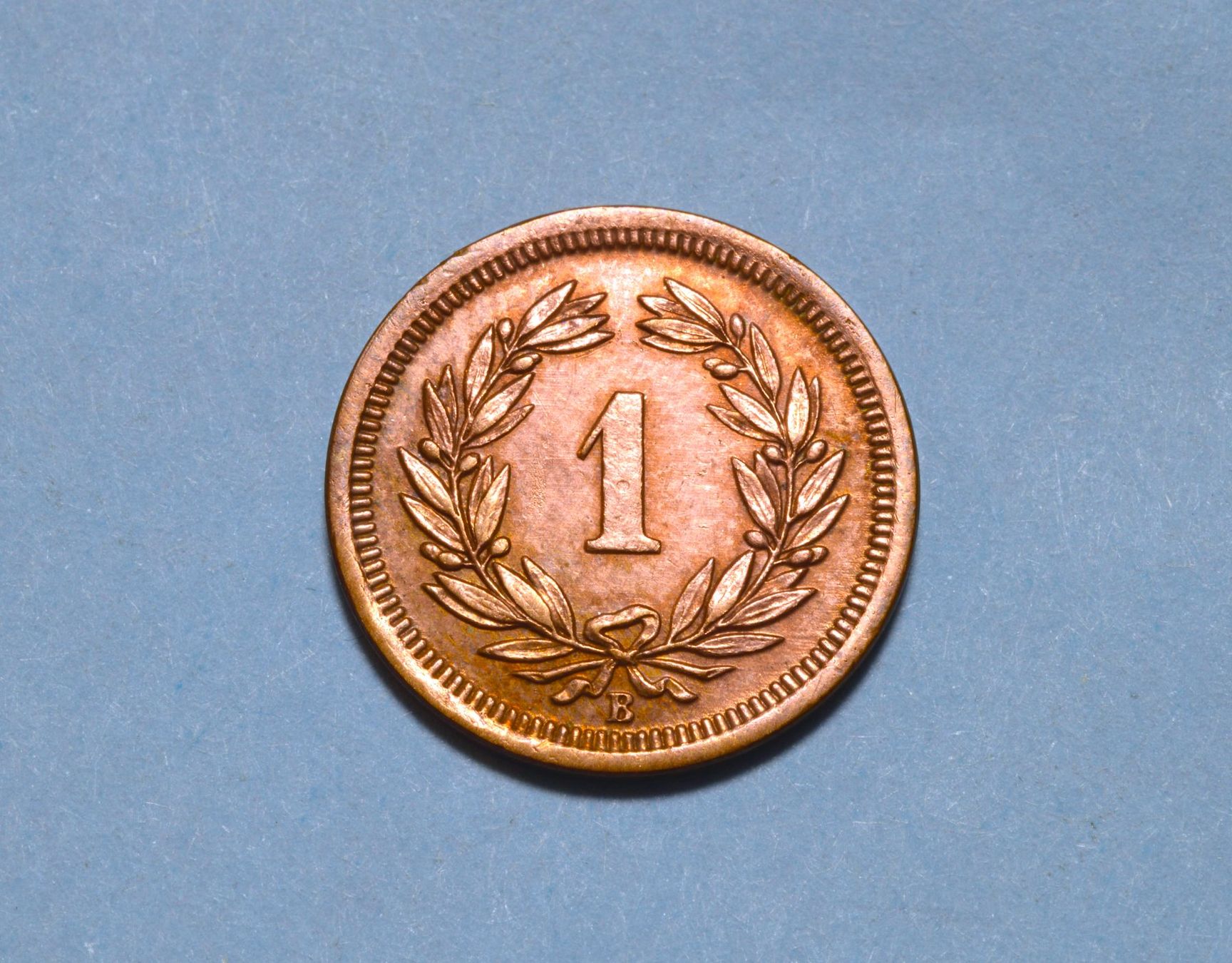Tutti le monete: 1 Rappen 1876 – Usato da Oberglatt ZH venduto da ZH111 1