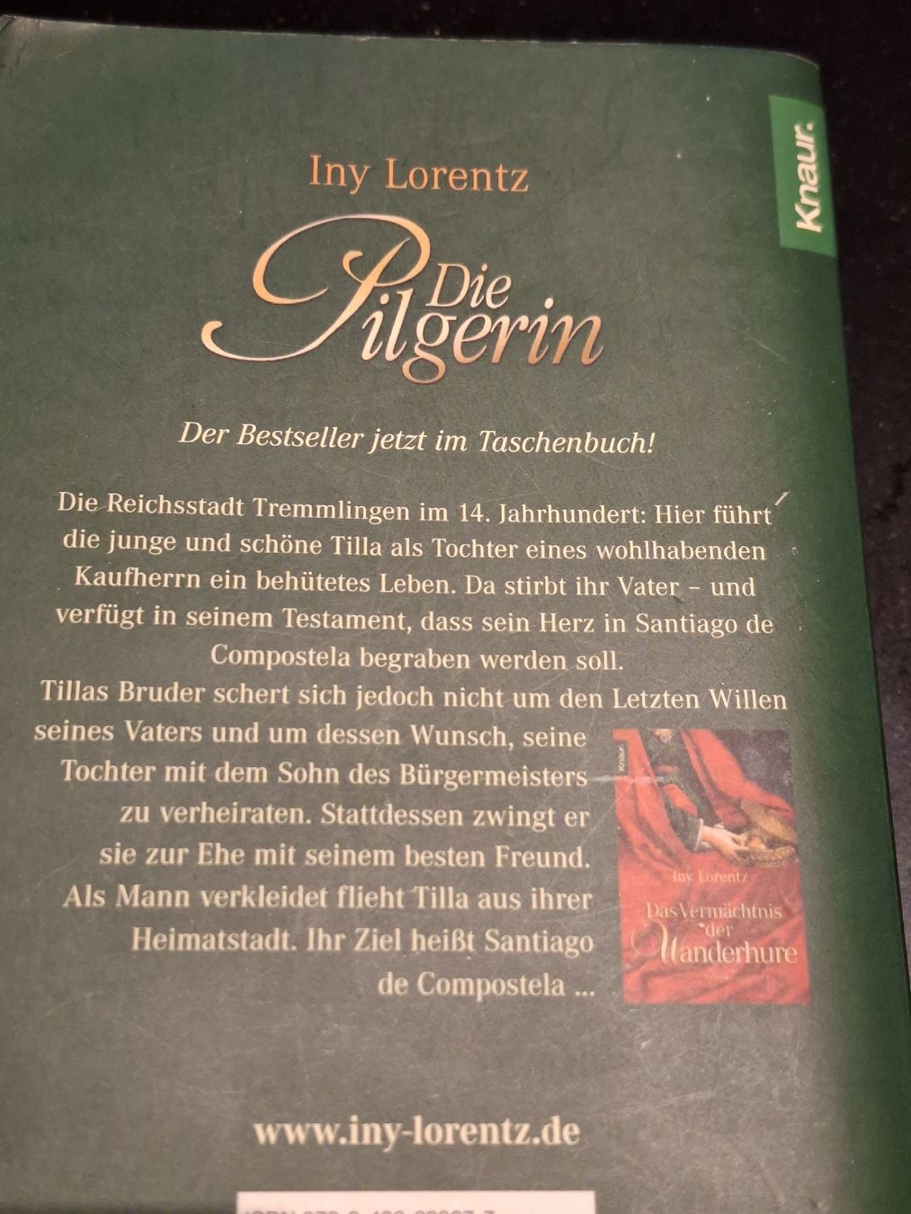 Libri: Iny Lorenz, Die Pilgerin, Taschenbuch  – Usato da Grindelwald venduto da carro5 1