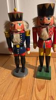 2 Original Erzgebirge Nussknacker Made in DDR 35-40cm Rar