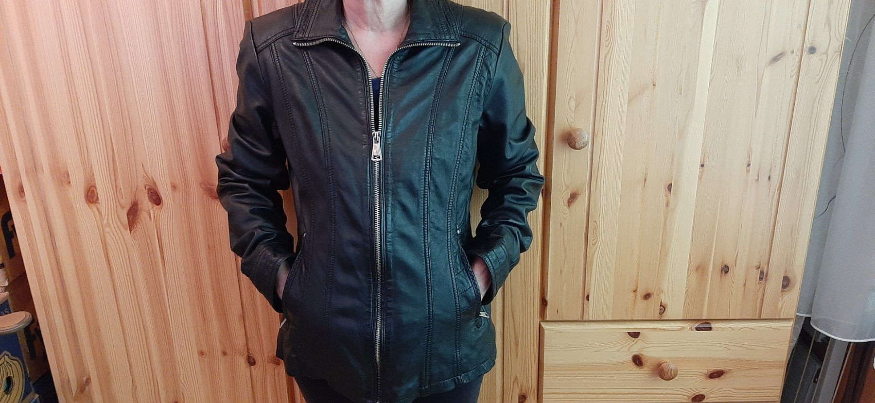 Giacche: Damen - Lederjacke, David Moore, schwarz, Gr. 36 /38 – Usato da Wiesendangen venduto da pau_56xn