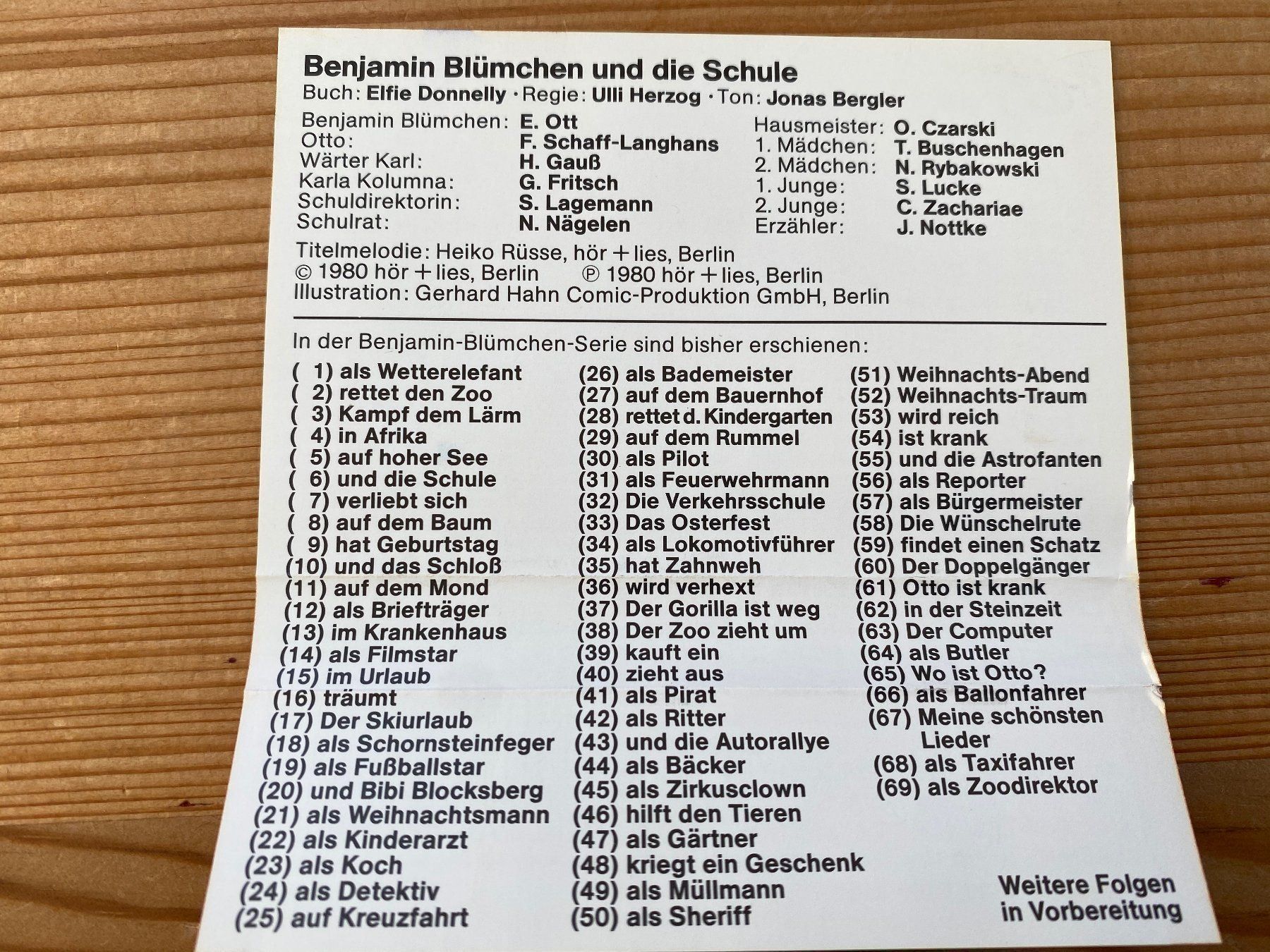 Musicassette: Kassette - Benjamin Blümchen (6) – Usato da St.Gallen venduto da kingsamas 4