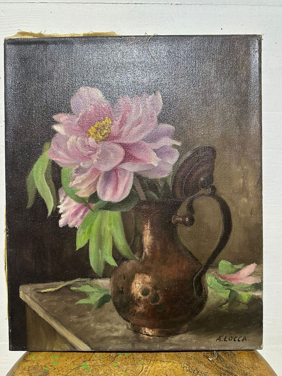 Dipinti: Huile Albert Locca "Pivoines" – Usato da Le Locle venduto da angeldust1911