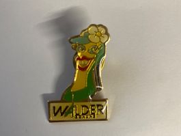 Pin's publicitaire Walder Schuhe, vintage rare!