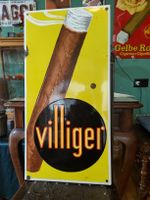  Emailschild Villiger 1940 70x35