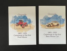 Grenada 1903 Ford/Mercedes 1993 2 Blocks ** Luxus (B44)