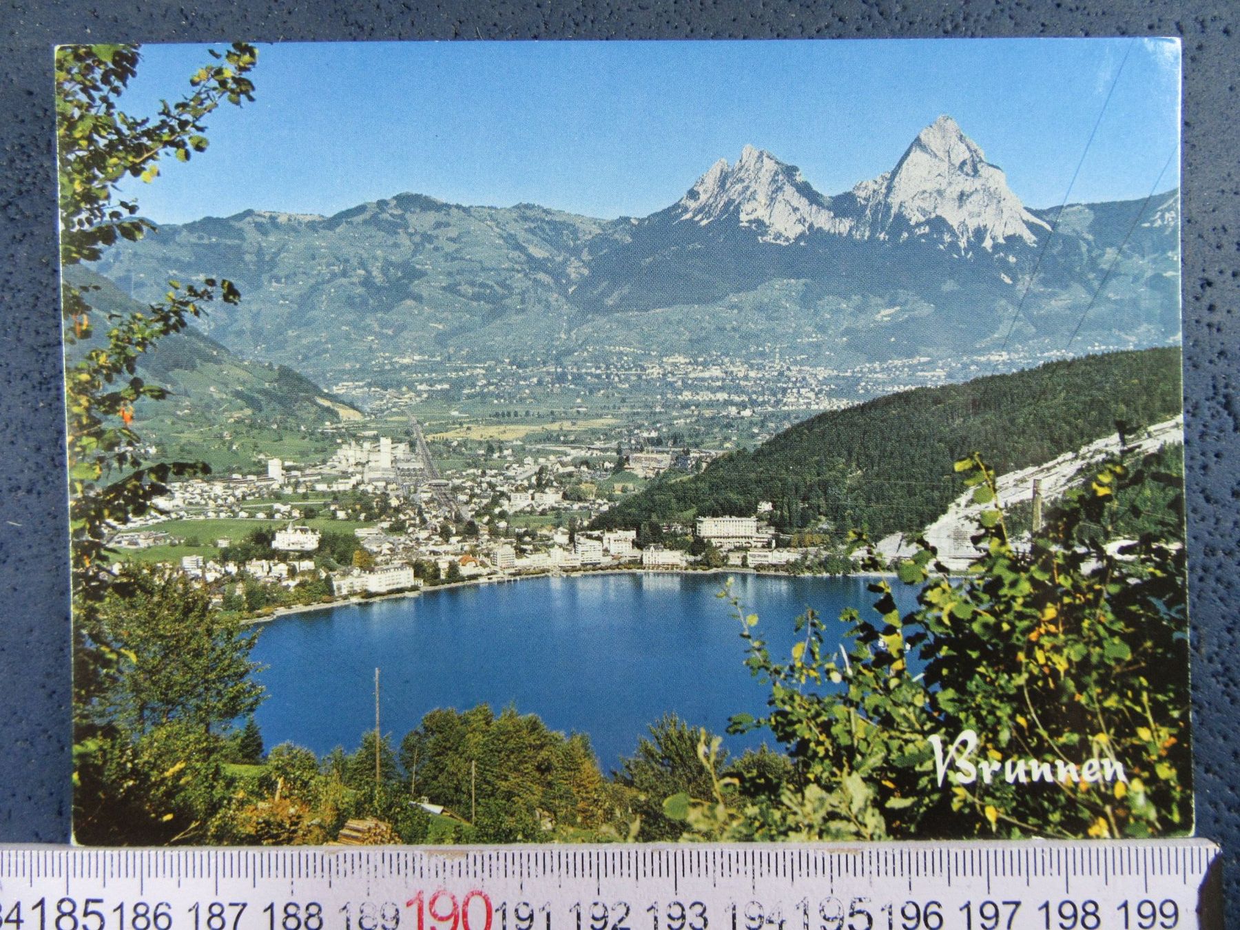 Cartes postales: BRUNNEN SZ AK LUFTBILD – D'occasion à Ettingen par Hausi4711